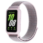 Pulseira de Relógio em Nylon com Fecho de Gancho e Argola Integrado ao Quadro do Relógio, Para Samsung Galaxy Fit 3