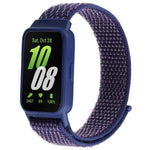 Pulseira de Relógio em Nylon com Fecho de Gancho e Argola Integrado ao Quadro do Relógio, Para Samsung Galaxy Fit 3