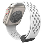 Pulseira de Relógio em Silicone com Fecho Magnético xDfind, Para Apple Watch 42 / 44 / 45 / 46 / 49mm, Para Apple Watch 38 / 40 / 41 / S10 42mm