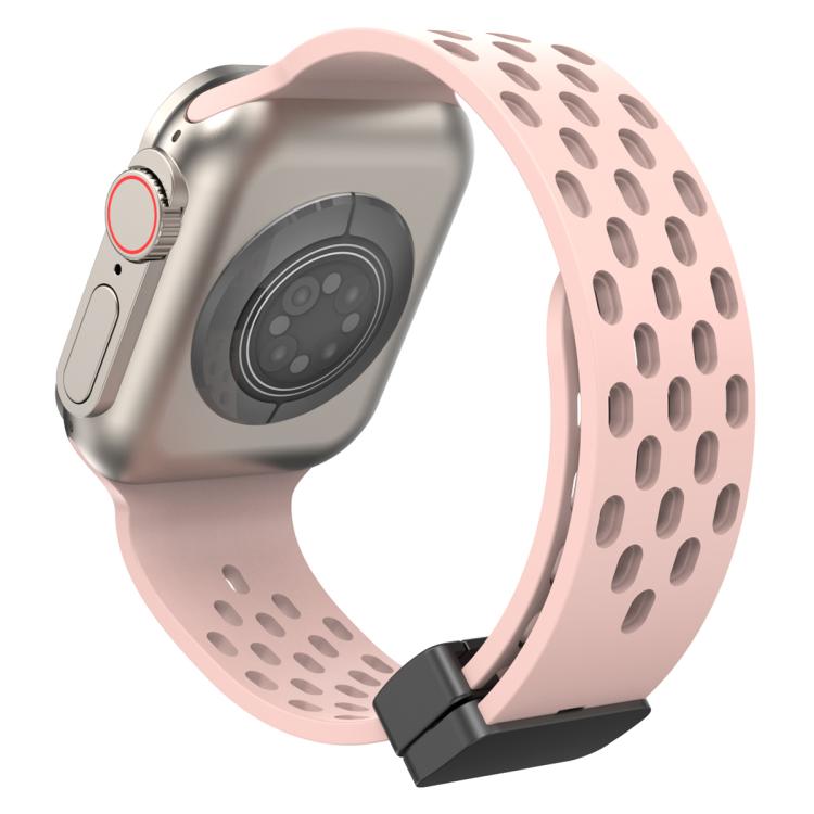 Pulseira de Relógio em Silicone com Fecho Magnético xDfind, Para Apple Watch 42 / 44 / 45 / 46 / 49mm, Para Apple Watch 38 / 40 / 41 / S10 42mm