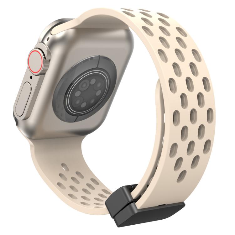 Pulseira de Relógio em Silicone com Fecho Magnético xDfind, Para Apple Watch 42 / 44 / 45 / 46 / 49mm, Para Apple Watch 38 / 40 / 41 / S10 42mm