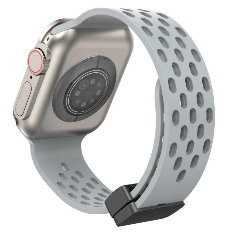 Pulseira de Relógio em Silicone com Fecho Magnético xDfind, Para Apple Watch 42 / 44 / 45 / 46 / 49mm, Para Apple Watch 38 / 40 / 41 / S10 42mm