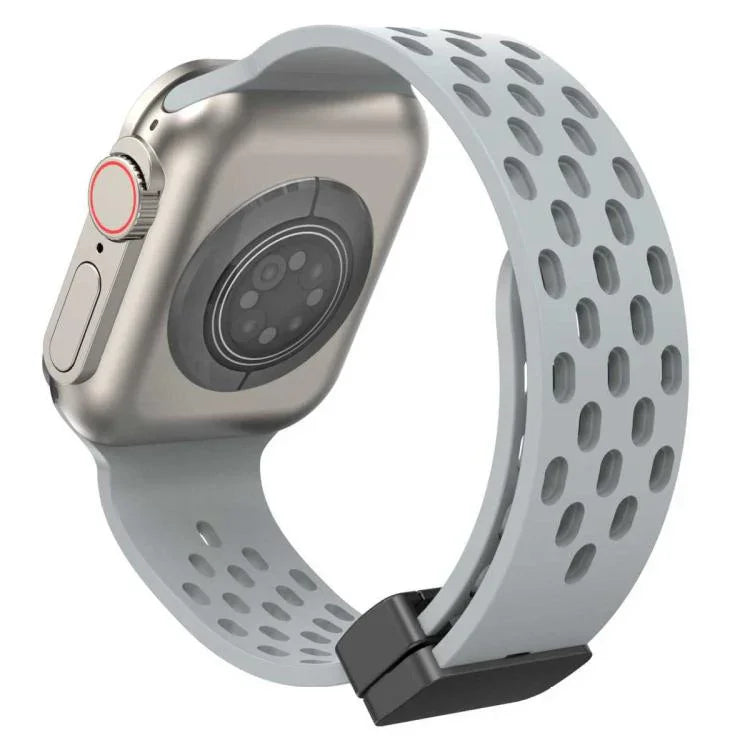 Pulseira de Relógio em Silicone com Fecho Magnético xDfind, Para Apple Watch 42 / 44 / 45 / 46 / 49mm, Para Apple Watch 38 / 40 / 41 / S10 42mm
