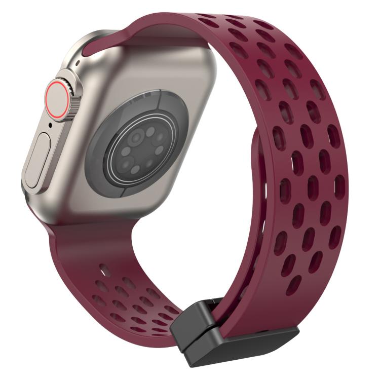 Pulseira de Relógio em Silicone com Fecho Magnético xDfind, Para Apple Watch 42 / 44 / 45 / 46 / 49mm, Para Apple Watch 38 / 40 / 41 / S10 42mm