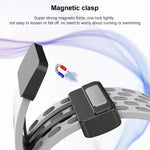 Pulseira de Relógio em Silicone com Fecho Magnético xDfind, Para Apple Watch 42 / 44 / 45 / 46 / 49mm, Para Apple Watch 38 / 40 / 41 / S10 42mm