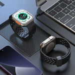 Pulseira de Relógio em Silicone com Fecho Magnético xDfind, Para Apple Watch 42 / 44 / 45 / 46 / 49mm, Para Apple Watch 38 / 40 / 41 / S10 42mm