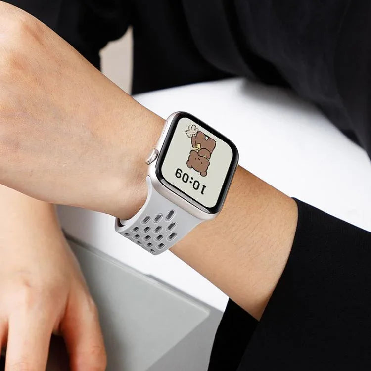 Pulseira de Relógio em Silicone com Fecho Magnético xDfind, Para Apple Watch 42 / 44 / 45 / 46 / 49mm, Para Apple Watch 38 / 40 / 41 / S10 42mm