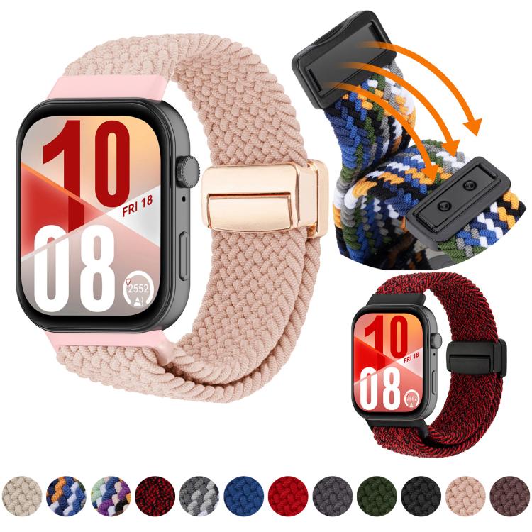 xDfind Magnetic Buckle Loop Woven Watch Band, For Huawei Watch Fit 5 / Fit 5 Pro / Fit 4