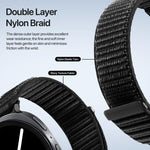Pulseira de Relógio em Nylon Trançado da Série YE da DUX DUCIS, Para Samsung Galaxy Watch8 / Watch8 Classic