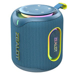 Zealot M1 Coluna Bluetooth Estéreo RGB Portátil 30W IPX6 para Exterior