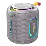 Zealot M1 Coluna Bluetooth Estéreo RGB Portátil 30W IPX6 para Exterior