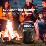 Zealot M1 Coluna Bluetooth Estéreo RGB Portátil 30W IPX6 para Exterior