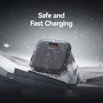 USAMS CC276 Carregador Rápido Mini 30W GaN USB-C / Tipo-C, Ficha Reino Unido