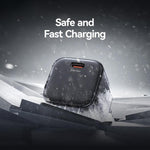 USAMS CC267 Carregador Rápido Mini 20W GaN USB-C / Tipo-C, Ficha EUA