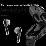 D13 Relógio Inteligente com Auricular Bluetooth 2 em 1 para Chamadas, Suporta Chamadas Bluetooth / NFC / Monitorização de Saúde, Pulseira de Silicone, Pulseira de Aço com 3 Contas, Pulseira Milanesa de Aço