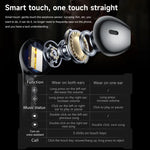 D13 Relógio Inteligente com Auricular Bluetooth 2 em 1 para Chamadas, Suporta Chamadas Bluetooth / NFC / Monitorização de Saúde, Pulseira de Silicone, Pulseira de Aço com 3 Contas, Pulseira Milanesa de Aço