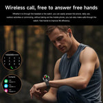 D13 Relógio Inteligente com Auricular Bluetooth 2 em 1 para Chamadas, Suporta Chamadas Bluetooth / NFC / Monitorização de Saúde, Pulseira de Silicone, Pulseira de Aço com 3 Contas, Pulseira Milanesa de Aço