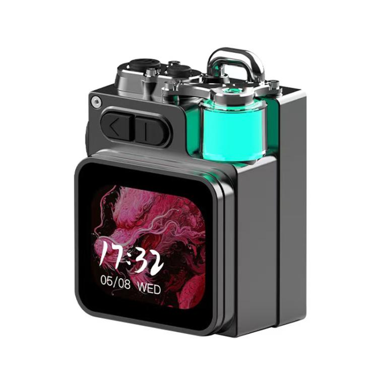 DK08 Coluna Bluetooth Portátil com Luz RGB Estilo Cool e Ecrã LED Inteligente, DK08