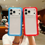 Capa para Telemóvel Híbrida Transparente Fosca TPU + PC 3 em 1, Para iPhone 17 Pro Max, Para iPhone 17 Pro