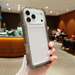 Capa para Telemóvel Híbrida Transparente Fosca TPU + PC 3 em 1, Para iPhone 17 Pro Max, Para iPhone 17 Pro