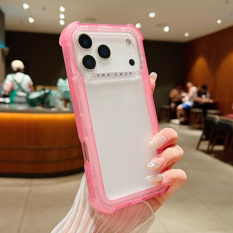 Capa para Telemóvel Híbrida Transparente Fosca TPU + PC 3 em 1, Para iPhone 17 Pro Max, Para iPhone 17 Pro