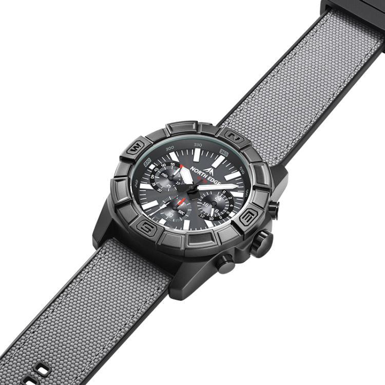 NORTH EDGE BLAZE Relógio Desportivo Inteligente Masculino Outdoor Resistente à Água com Carregamento Solar