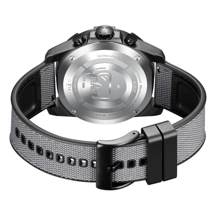 NORTH EDGE BLAZE Relógio Desportivo Inteligente Masculino Outdoor Resistente à Água com Carregamento Solar