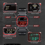 NORTH EDGE X1 Relógio Eletrónico Quadrado Luminoso Resistente à Água Outdoor com Ecrã Único