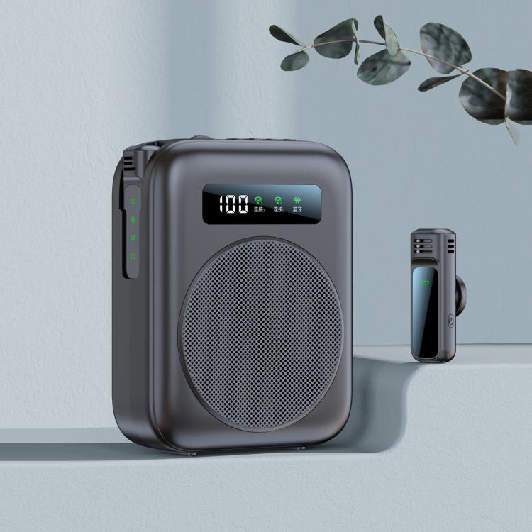 Amplificador de Voz para Ensino com Microfone Sem Fios Mini M10 com Ecrã