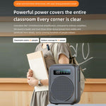 Amplificador de Voz para Ensino com Microfone Sem Fios Mini M10 com Ecrã