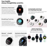 Relógio inteligente desportivo HD8 mini 1,29 polegadas BT5.4, suporta chamadas Bluetooth / Sono / Oxigénio no sangue / Frequência cardíaca / Monitor de pressão arterial