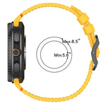 Pulseira de Relógio em Silicone Respirável com Fecho Preto em Escada e Padrão de Colmeia, Para Samsung Galaxy Watch8 / Watch8 Classic