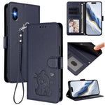 Capa de telemóvel em pele com relevo de gato em forma de coração e alça de mão, Para iPhone 11 Pro Max, Para iPhone 11, Para iPhone 11 Pro, Para iPhone X / XS
