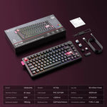 Teclado Mecânico com Triplo Modo e Teclas Hot Swappable ONIKUMA MT706 81 Teclas, MT706