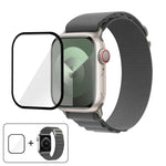 Pulseira de Relógio em Nylon com Loop e Filme Curvo 3D, Para Apple Watch Série 40mm