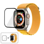 Correia de Relógio em Nylon com Fivela e Filme Curvo 3D, Para Apple Watch Ultra 2 / 1 49mm