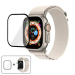 Correia de Relógio em Nylon com Fivela e Filme Curvo 3D, Para Apple Watch Ultra 2 / 1 49mm