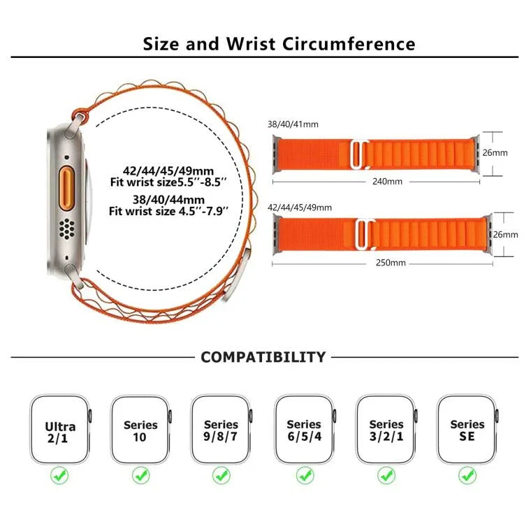Correia de Relógio em Nylon com Fivela e Filme Curvo 3D, Para Apple Watch Series 38mm