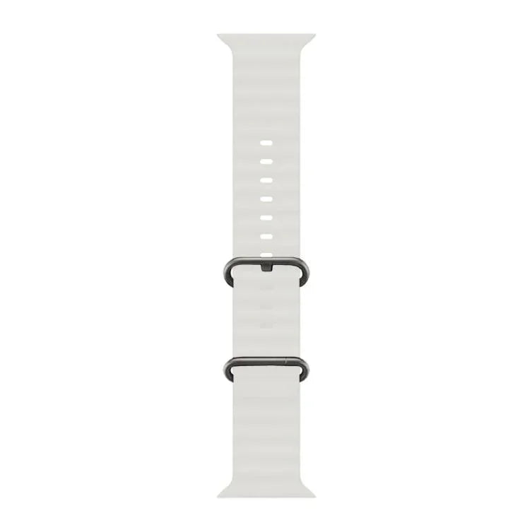 Correia de Relógio em Silicone Ocean com Filme Curvo 3D, Para Apple Watch Series 41mm, Para Apple Watch Series 38mm, Para Apple Watch Series 42mm