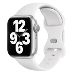 Correia de Relógio em Silicone com Fivela Borboleta e Filme Curvo 3D, Para Apple Watch Series 40mm, Para Apple Watch Ultra 2 / 1 49mm, Para Apple Watch Series 45mm