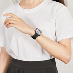 Correia de Relógio em Silicone com Fivela Borboleta e Filme Curvo 3D, Para Apple Watch Series 40mm, Para Apple Watch Ultra 2 / 1 49mm, Para Apple Watch Series 45mm