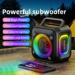 Zealot PT01 Coluna Bluetooth Estéreo RGB Portátil 30W IPX6 para Exterior, PT01