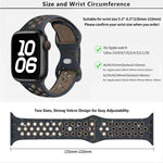 Correia de Relógio em Silicone com Fivela Borboleta e Pontos Coloridos com Filme Curvo 3D, Para Apple Watch Series 42mm