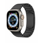 Correia de Relógio em Aço 316 com Fivela Original e Filme Curvo 3D, Para Apple Watch Série 10 46mm, Para Apple Watch Série 10 42mm, Para Apple Watch Série 44mm, Para Apple Watch Série 40mm, Para Apple Watch Ultra 2 / 1 49mm, Para Apple Watch Série 45mm