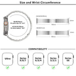 Correia de Relógio em Aço 316 com Fivela Original e Filme Curvo 3D, Para Apple Watch Série 10 46mm, Para Apple Watch Série 10 42mm, Para Apple Watch Série 44mm, Para Apple Watch Série 40mm, Para Apple Watch Ultra 2 / 1 49mm, Para Apple Watch Série 45mm