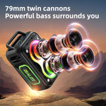 Zealot PT02 Coluna Bluetooth Estéreo RGB Colorida Portátil 60W para Exterior, PT02