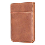 BFK26 Solid Color Magnetic Card Bag Mobile Phone Back Sticker