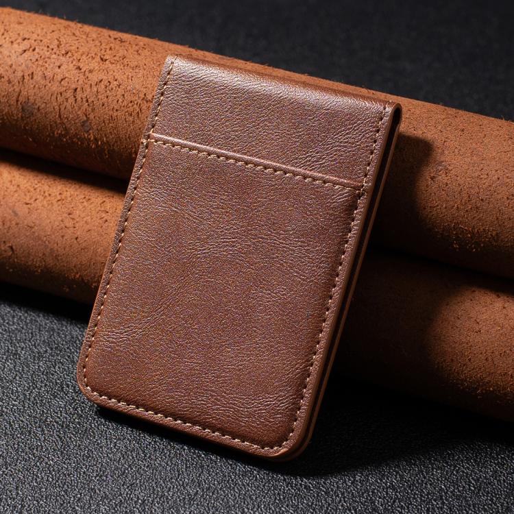BFK26 Solid Color Magnetic Card Bag Mobile Phone Back Sticker