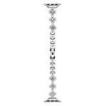Correia de Relógio em Metal com Diamantes e Trevo de Quatro Folhas xDfind, Para Apple Watch 42 / 44 / 45 / 46 / 49mm, Para Apple Watch 38 / 40 / 41 / S10 42mm