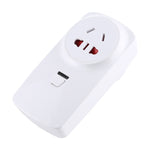 Tomada de controlo remoto inteligente sem fios AK-DL220 220V com controlo remoto, ficha AU, ficha UE, ficha UK, ficha US